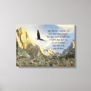 Impressão Em Tela Asas Como Eagles Isaiah 4o