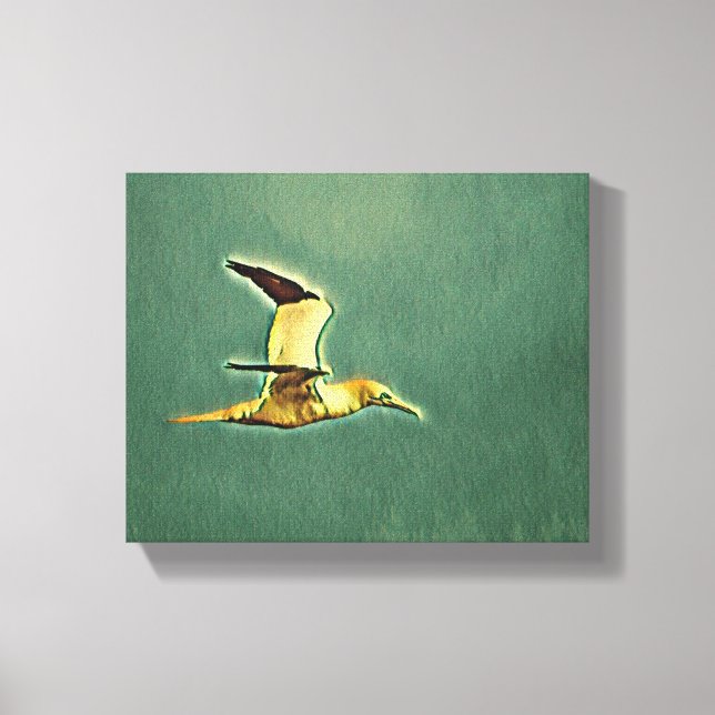 Impressão Em Tela Asas de Harmonia: Aves no Céu Aberto (Frente)