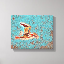 Impressão Em Tela Asas de Harmonia: Aves no Céu Aberto"