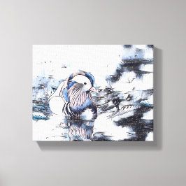 Impressão Em Tela Asas sobre a meia: uma fuga pacífica"