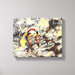 Impressão Em Tela "Asas sobre a meia: uma fuga pacífica"