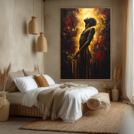 Impressão Em Tela Ascensão da Alma Expressionista Contemporânea A