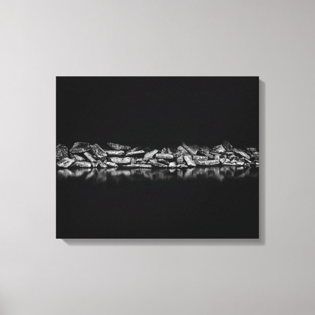 Impressão Em Tela Ashbridges Bay Breakwall 1 (Frente)