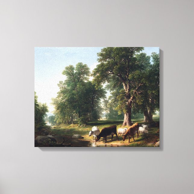 Impressão Em Tela Asher Brown Durand Summer Tarde (Frente)