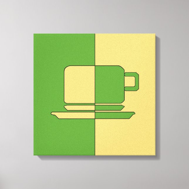 Impressão Em Tela Ashton Green e Dourada Cup (Frente)