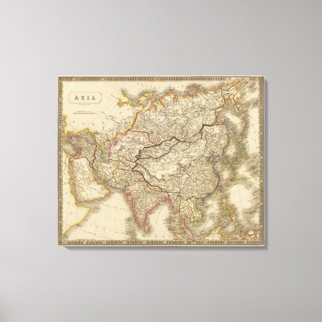 Impressão Em Tela Ásia 25 (Frente)