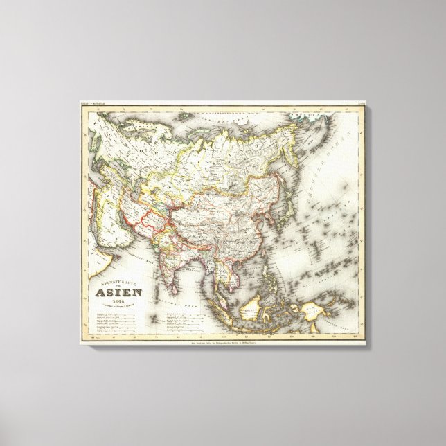 Impressão Em Tela Ásia 7 (Frente)