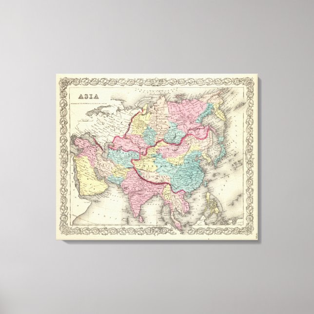 Impressão Em Tela Ásia 8 (Frente)