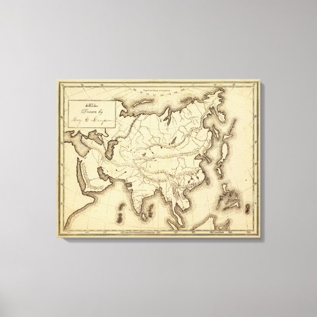 Impressão Em Tela Ásia 9 (Frente)