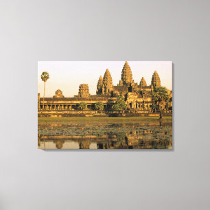 Impressão Em Tela Ásia, Camboja, Siem Reap. Angkor Wat.