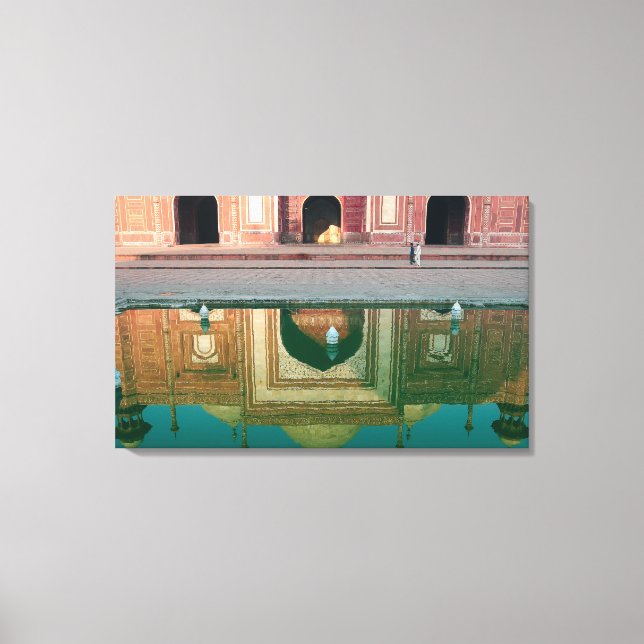 Impressão Em Tela Ásia, Índia, Uttar Pradesh, Agra. Na (Frente)