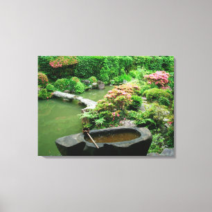 Impressão Em Tela Ásia, Japão, Quioto. Jardim Zen