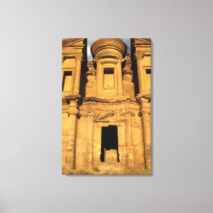 Impressão Em Tela Ásia, Jordânia, Petra. El Deir, o Mosteiro.