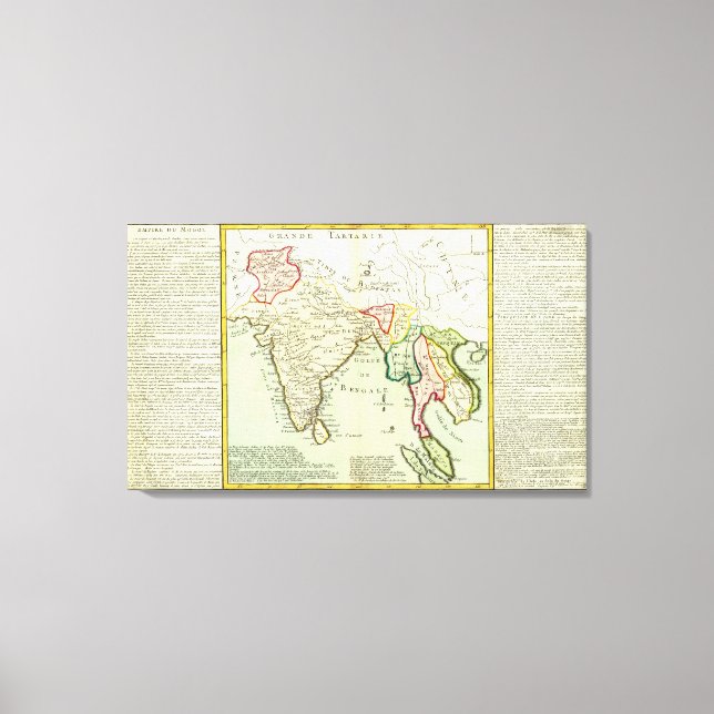 Impressão Em Tela Ásia, Tailândia (Frente)