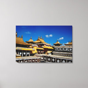 Impressão Em Tela Ásia, Tibete, Lhasa, Palácio de Potala, também 
