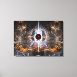 Impressão Em Tela Asilo De Composição De Arte Fractal Leve