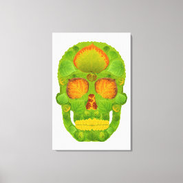 Impressão Em Tela Aspen Folha Skull 10