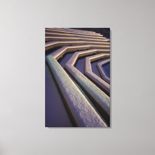 Impressão Em Tela assentos cobertos por neve