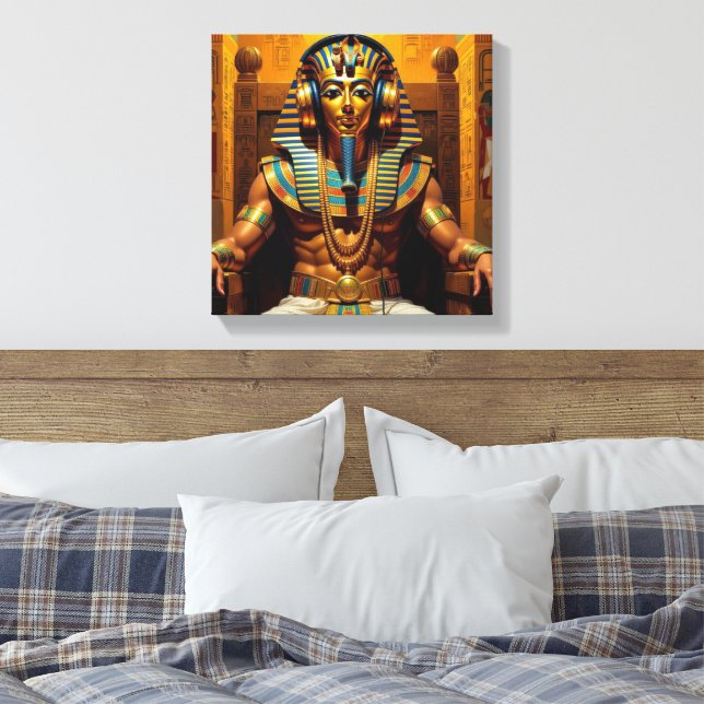 IMPRESSÃO EM TELA ASSIM COMO O FARAÓ TUT 6 (Insitu(Quarto))