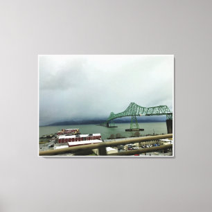 Impressão Em Tela Astoria-Megler Bridge, Astoria, Oregon