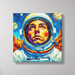 IMPRESSÃO EM TELA ASTRONAUTA 10