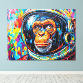 IMPRESSÃO EM TELA ASTRONAUTA CHIMPANZÉ VOLTANDO PARA CASA-10