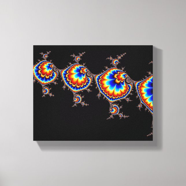 Impressão Em Tela Ataque Ufo - Arte Fractal (Frente)