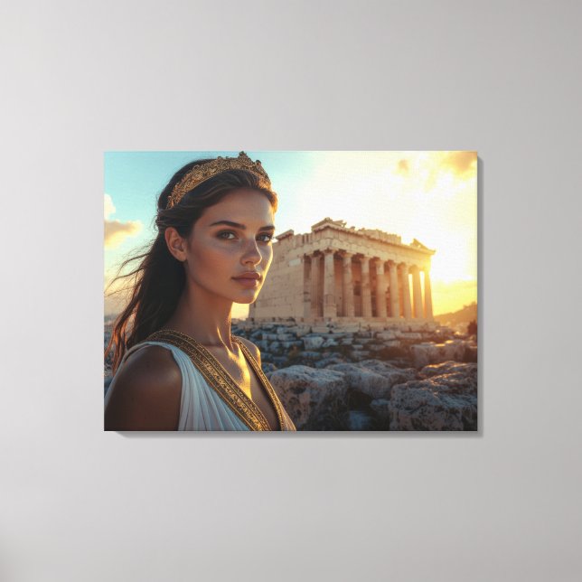 IMPRESSÃO EM TELA ATHENS - GREECE (Frente)