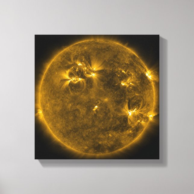Impressão Em Tela Atividade solar no Sol 4 (Frente)
