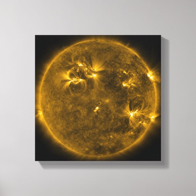 Impressão Em Tela Atividade solar no Sol 4 (Frente)