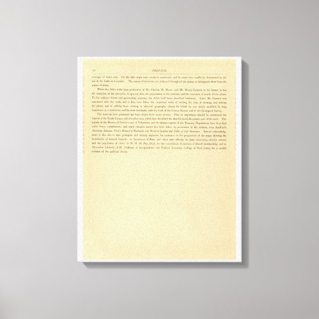 Impressão Em Tela Atlas estatístico de Scribner (Frente)