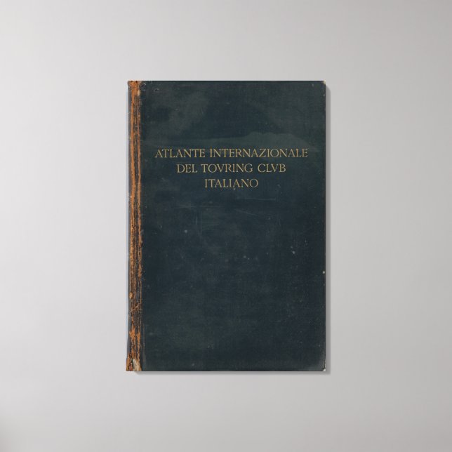 Impressão Em Tela Atlas Internacional (Frente)