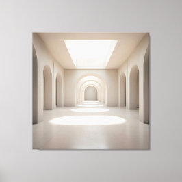 Impressão Em Tela Atrium with Skylight Opening