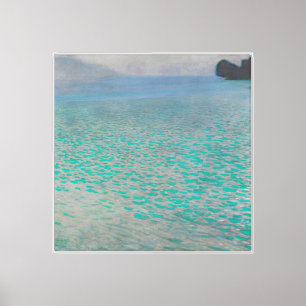 Impressão Em Tela Attersee, Pintura de Paisagem Costeira, Gustav Kli