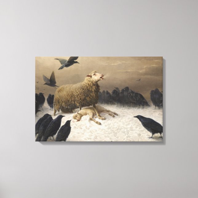 Impressão Em Tela August Friedrich Schenck - Inglês (Frente)