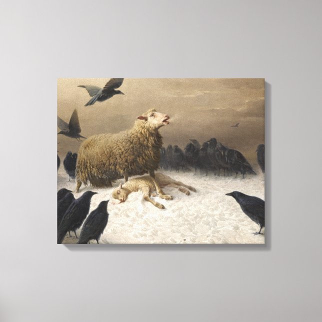 Impressão Em Tela August Friedrich Schenck - Inglês (Frente)