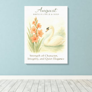 Impressão Em Tela August Swan Scripture Christian Inspirational 