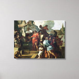 Impressão Em Tela Augustus antes do túmulo de Alexander III