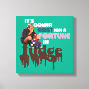 Impressão Em Tela Augustus Gloop - Uma Fortuna em Fudge