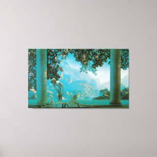 Impressão Em Tela Aurora, 1922, Maxfield Parrish