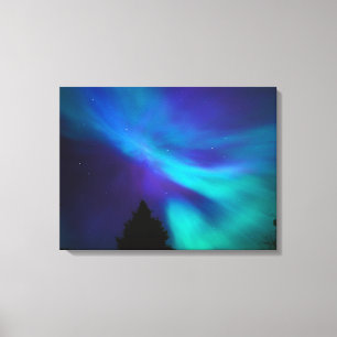 Impressão Em Tela Aurora Boreal Canadá Ontário Sudbury