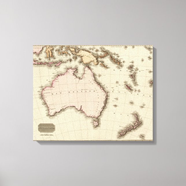 Impressão Em Tela Australásia (Frente)