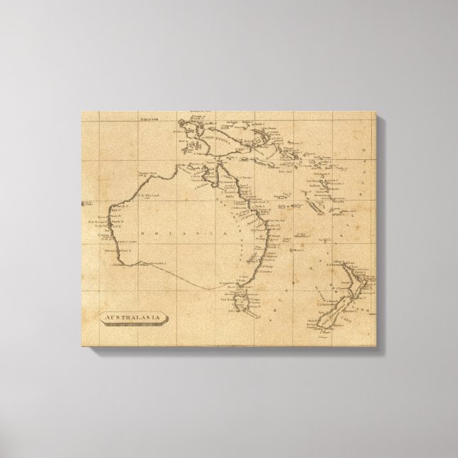 Impressão Em Tela Australásia (Frente)