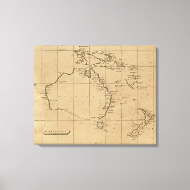 Impressão Em Tela Australásia (Frente)