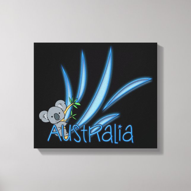 Impressão Em Tela Austrália (Frente)