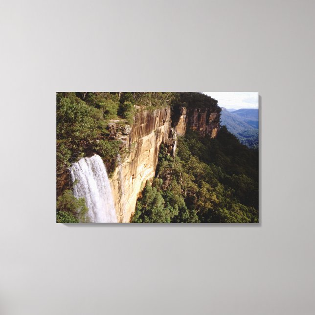 Impressão Em Tela Austrália, Nova Gales do Sul, Fitzroy Falls. (Frente)