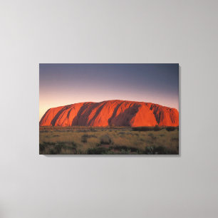 Impressão Em Tela Austrália, Parque Nacional Uluru. Uluru