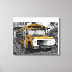Impressão Em Tela Auto escolar amarelo