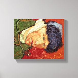 Impressão Em Tela Auto-retrato de Van Gogh com orelha e a tubulaçã