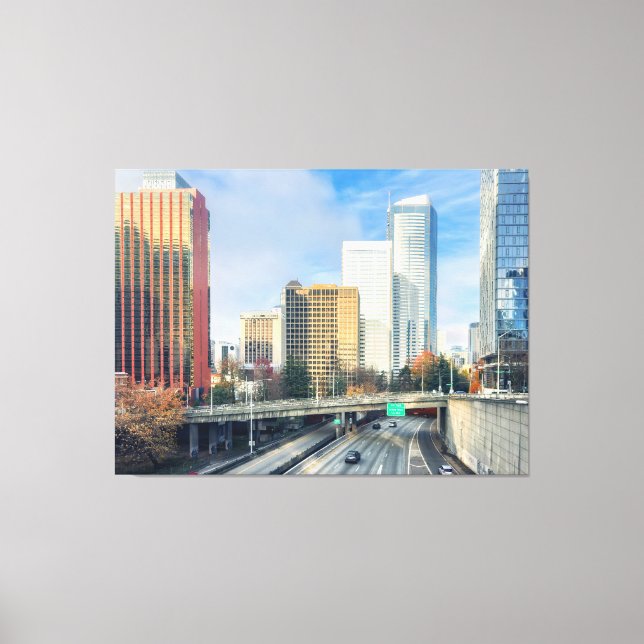 Impressão Em Tela Autoestrada para a cidade (Frente)